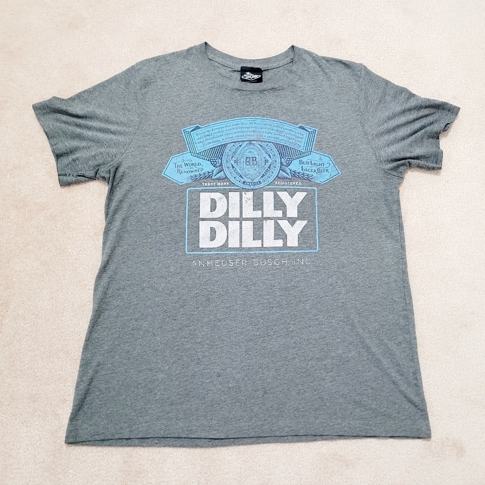 Vintage Dilly Dilly LAS VEGAS Anheuser-Busch Bud-Light T-Shirt UNISEX Size L - Picture 5 of 10
